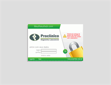 Tablet Screenshot of proclinico.meuresultado.com.br